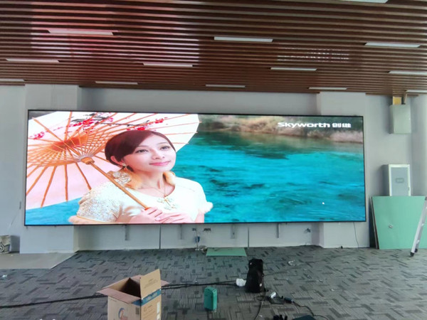 中卫P1.53led小间距屏安装案例